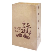 벅스웨이 크라프트 호두과자봉투(소), 100장