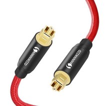디지털 광 오디오 케이블 toslink 1m 2m 3m 5m spdif 동축 케이블 증폭기용 블루레이 플레이어 xbox 360 사운드바 파이버 케이블, 빨간색