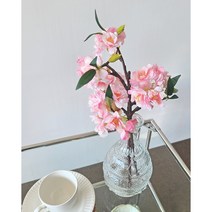 미니 벚꽃조화 매화 벚나무조화 봄꽃 테이블조화 2color, 체리 1대