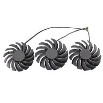 [해외] PLD09210B12HH PLD110B12HH RTX 2080 그래픽 쿨러 팬 MSI GEFORCE RTX 2080 2080TI 2070 슈퍼 게임 X 트리오 비디오 카드, 3PCS