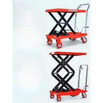 유압 이동 핸드 리프트 대차 핸드리프트 이동식 작업대 수동 받침대리프트장비 카트, 업그레이드된모델_TF35이중전단하중350KG상승1.5미
