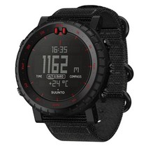 SUUNTO 코어 클래식 아웃도어 워치 올 블랙, Classic_Black Red, Black Red