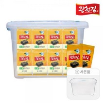 바삭바삭 재래 도시락김 32봉 +리빙박스, 없음