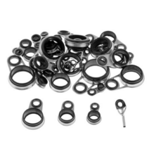 Royalways 33pcs 캐스팅 낚싯대 가이드 팁 링 수리 키트 직경 1.0-14mm