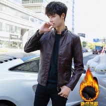 웨일테일 남자가죽자켓 트렌디 캐주얼 재킷 슬림핏 점퍼