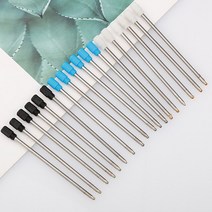 100 개/묶음 2.75 인치 7cm 볼펜 리필 블랙 블루 레드 잉크 스와로브스키 다이아몬드 크리스탈 스타일러스, 04 Mixed colors