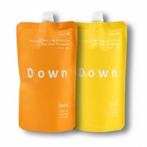 style K 다운솔루션 다운펌 (소프트-옐로우) 400ml (염색모얇은모손상모)