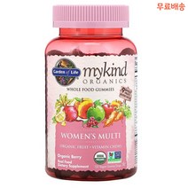 가든오브라이프 Garden of Life 마이카인드 오가닉 우먼 멀티비타민 베리맛 식물성 120구미, 1개