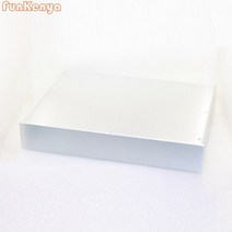 W430 H70 D308 블랭크 패널 알루미늄 섀시 후방 DAC 앰프 하우징 이어폰 PSU 인클로저 프리 캐비닛 스테레오 오디오 박스, [01] Full Silver