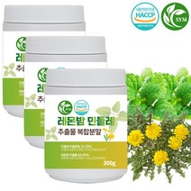신영몰 레몬밤 민들레 추출 추출물 복합 분말 가루 300g, 3개