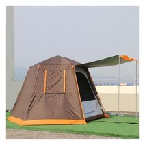/ 원터치 육각텐트 (3인용) (커피)