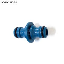 가쿠다이 2구 니플(569-300) KAKUDAI 양방향 연결구 물호스 커넥터연결 니뿔 접속구 호스 커넥터