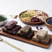 [오복떡본가] 업계 최초 쌀 없는 떡 스테비아 탄단지떡 3종, 떡짜르트 탄단지떡 10개, 1개, 55g