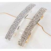 큐빅헤어핀 골드 실버 반묶음핀 예쁜 금속핀 삔 실핀