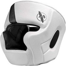 Hayabusa T3 조절식 MMA 헤드기어, D.화이트/블랙
