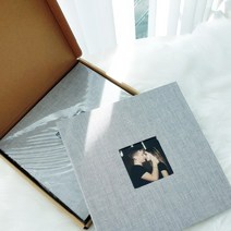 셀프 포토북 커플 사진첩 사진책 만들기 여행 초음파 포토앨범, 셀프포토북_그레이