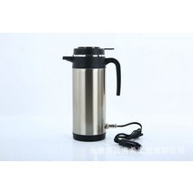카포트 충전용 커피포트 차량용 전기 자동차 USB 12V 24V, 단일사이즈, 1200ML