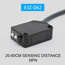 포토 센서 광화이버 스위치 Cloweit 10cm 2m 5m 감지 확산 반사 빔 광전 근접 E3Z D61 D81 D62 D82 T61 T81, 02 A Quality .Bracket, 03 E3Z-D62 NPN