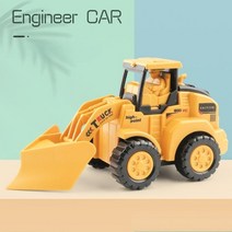 미니 굴삭기 중장비차 미니카 풀백카 크레인 공사장 다이캐스트 모형 유치원 선물, 누르고 슬라이드 【리퍼】