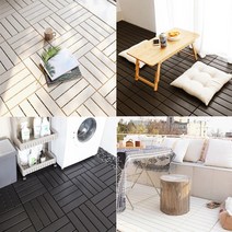 티볼리 북유럽풍 조립식 데코타일 현관바닥재 9P 18P, 아이보리18P