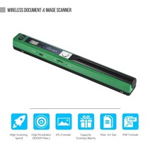 북스캐너 스캔기 미니 iscan 스캐너 휴대용 휴대용 a4 책 문서 이미지 스캐너 900dpi lcd 디스플레이 jpgpdf 형식 오프라인 디지털 스캔, 초록
