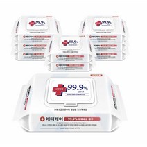BTgoodS 휴대용 손소독물티슈 에티케어 60매x1팩, 2팩
