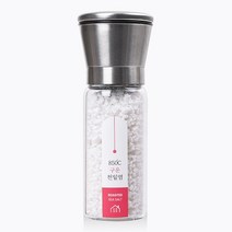 소금공장 내열유리 스텐 글라인더 200ml+용융소금 850도 구운천일염 180g 미세플라스틱 없는 염도가 낮은 솔트 개업선물 결혼답례품 웨딩선물 조문답례품, 850도 천일염 스텐글라인더, 선물박스 필요없음