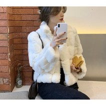 에코 밍크자켓 볼륨 퍼자켓