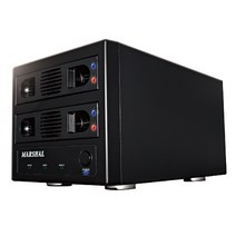 2베이 도킹스테이션 USB3.0 SATA3 RAID 2BAY 10TB 대응 최대 20TB 실현, MAL352U3RS3