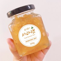 오디구디 수제잼 사과잼 (프레쉬) 200g, 1병