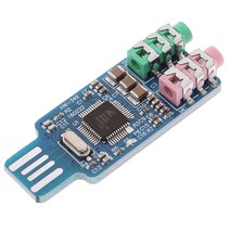 외장사운드카드 CM108 USB 드라이브 사운드 카드 노트북 컴퓨터 외부 모듈, 없음