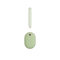 파워뱅크 캠핑 차박 pocket hand warmer heater poverbank 10000mah mini powerbank 휴대용 충전기 for samsung iphone, 초록