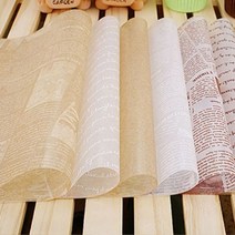 왁스페이퍼 250x350mm 250매, 프레즌트 린넨유산지