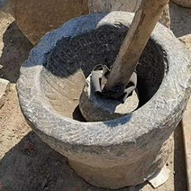 절구공이 떡메치기 절구 떡방아 재래식 돌절구 반죽기