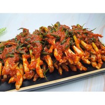 양념듬뿍 삼겹살 찰떡궁합 전라도 매콤 파김치 1kg 간단한 당일