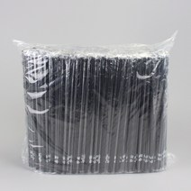 개별포장 일자 검정 725 빨대 10000개, 1개, 단품