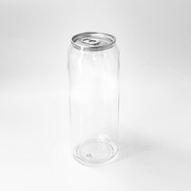 500ml 페트 캔 PET / 캔실링기 뚜껑포함 124개입