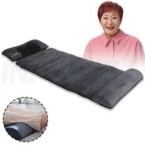 [TV홈쇼핑정품 애드크로스]배연정 온열 안마 매트 전신 발열 안마기 마사지 절전형 안마 베개 부모님 선물, 본품(SET)