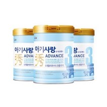 남양유업 아기사랑 수 어드밴스 분유 3단계, 3개, 750g