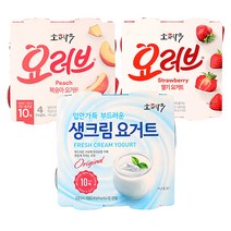 동원 소와나무 생크림 요거트 요러브 요거트 2종 85g 24개, 생크림 요거트 85g 8개, 딸기 요거트 85g 8개, 딸기 요거트 85g 8개