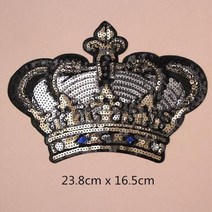 블링 장식용 장식 조각 크라운 패치 의류 스티커 가방 아플리케 바느질 DIY BU94, 03-BU94N4 Crown