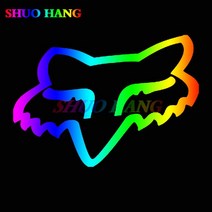 차량용스티커 폭스 자동차 스티커 개요 없음 ATV RV MX 다이 컷 자동차 부품 범퍼 윈도우 레이싱 오토바이, 레이저, 13cm