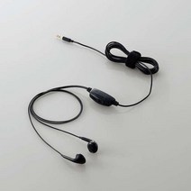ELECOM 엘레컴 EHP-TV11I3BK [TV용 스테레오 헤드폰 세미오픈형 지름14.2mm 드라이버 Affinity sound 블랙 3.0m], 단일