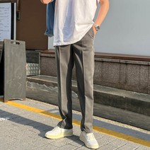 치트키 포스트 와이드 링클프리 슬랙스
