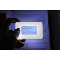 신용 카드 리더기 휴대용 모바일 포스 단말기 휴대용 카드 크기 확대경 내장 LED 스마트 폰 아버지의 어머, 03 White