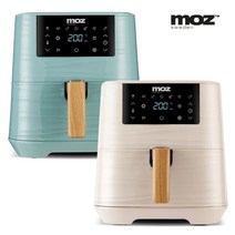 모즈스웨덴 에어프라이어 대용량 5.5L 아이보리 블루쉬그린, bluish green