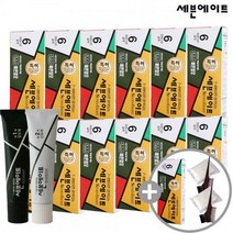 세븐에이트 새치 염색약 12개+1개더+염색도구 2개, 5호 진한밤색