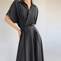 미스손 여성 긴팔 롱 셔츠 원피스 M159