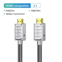 케이블 ORICO HDMI 호환 케이블 2.1 초고속 디지털 PS5 TV 박스 xbox eARC 돌비 8K @ 60Hz 48Gbps, 06 8k HD - C_02 1m, [02] 1m