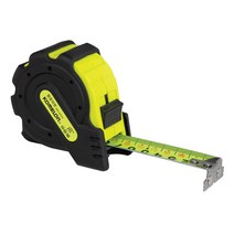 코메론 오마켓 형광자켓 자석훅줄자 KMC-25RJN 8M 25mm 줄자 측정공구